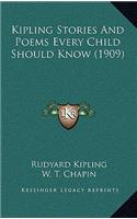 Kipling Stories And Poems Every Child Should Know (1909)