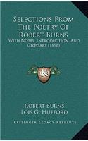 Selections from the Poetry of Robert Burns