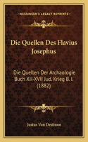 Die Quellen Des Flavius Josephus