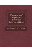 Elements of Algebra