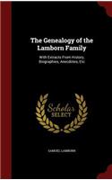 The Genealogy of the Lamborn Family
