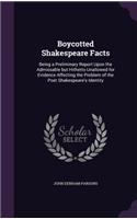 Boycotted Shakespeare Facts
