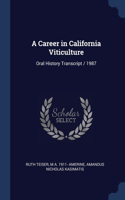 Career in California Viticulture