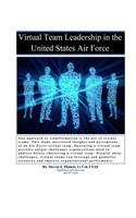 Virtual Team Leadership in the United States Air Force