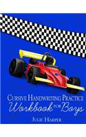 Cursive Handwriting Practice Workbook for Boys