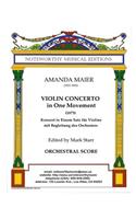 Violin Concerto in One Movement