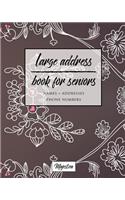 Large Address Book For Seniors