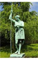 Bronze Sculpture of an Amazon Woman Warrior Journal: 150 Page Lined Notebook/Diary