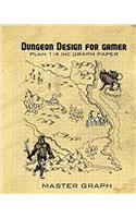 Dungeon Design for Gamer: Plain Square Graph Paper for Board Game