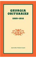 Georgia Obituaries, 1905-1910