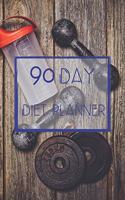 90 Days Exercise and Diet Journal Daily Food and Weight Loss Diary: 3 Month Tracking Meals Planner Fitness Wellness Activity Tracker 13 Week Food Planner For Men