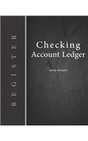 Checking account ledger - Large version