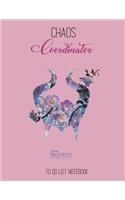 Chaos Coordinator To Do List: Disney Maleficent Mistress Of Evil Floral Horns To Do & Dot Grid Matrix Notebook for Girls Teens Kids Journal College Blank Lined 110 Pages of 8.5"x