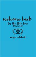 welcome back ... journal for nurse /doula / midwife