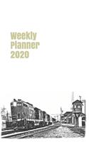 Weekly Planner 2020: calendar organizer agenda for train enthusiasts. 5x8.120 pages.(9 American Railways)