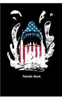 Patriotic Shark: Fishing Log Book And Journal For A Fisherman Or For Kids To Record Fishing Trips And Experiences of e.g. Bass Fishing Or Fly Fishing (6 x 9; 120 Pag