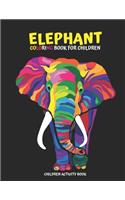 Elephant Coloring Book for Children