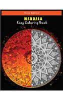 MANDALA Easy Coloring Book: A Kids Coloring Book with Fun, Easy, and Relaxing Mandalas for Boys, Girls, and Beginners