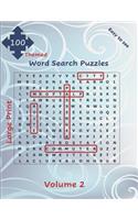 100 Themed Large Print Word Search Puzzles