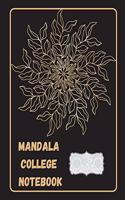 Mandala College Notebook