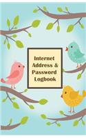 Internet Address & Password Logbook