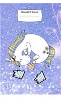 A Unicorn Ate My Homework: 6x9 Cute Fantasy Unicorn Design Lined College Ruled School Composition Book Paper Notebook Journal or Diary Unique Inspirational Gift for Friend or 