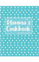 Nonna's Cookbook Blue Polka Dot Edition