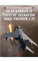 AV-8B Harrier II Units of Operation Iraqi Freedom I-VI