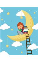 Reading Log for Kids: (8 X 10 Large) Reading Notebook for Ages 7 - 12 Child Friendly Layout 100 Record Pages(5 Reading Log Books)