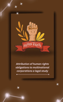 Attribution of human rights obligations to multinational corporations a legal study