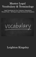 Master Legal Vocabulary & Terminology
