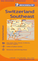 Michelin Switzerland Southeast Map