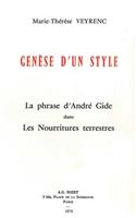 Genese d'Un Style