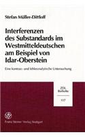 Interferenzen Des Substandards Im Westmitteldeutschen Am Beispiel Von Idar-Oberstein