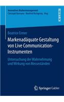 Markenadäquate Gestaltung Von Live Communication-Instrumenten