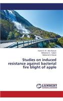 Studies on induced resistance against bacterial fire blight of apple