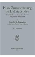 Kurze Zusammenfassung Der Elektrizitätslehre