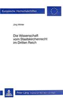 Die Wissenschaft Vom Staatskirchenrecht Im Dritten Reich