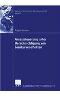 Anreizsteuerung Unter Berücksichtigung Von Lernkurveneffekten