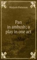 Pan in ambush; a play in one act