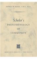 Scheler's Phenomenology of Community