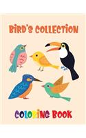 Bird's Collection Coloring Book: Super Fun Coloring Book for Kids and Preschoolers
