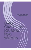 Daily Gratitude Journal for Women