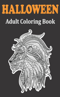 Halloween Adult Coloring Book