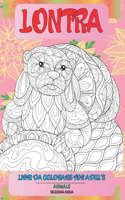 Libri da colorare per adulti - Nessuna ansia - Animale - Lontra