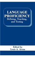 Language Proficiency: Defining, Teaching, and Testing