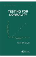 Testing For Normality