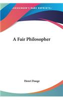 A Fair Philosopher: (English)