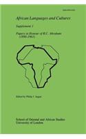 Papers in Honour of R. C. Abraham (1890-1963)