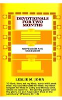 Devotionals For Two Months
